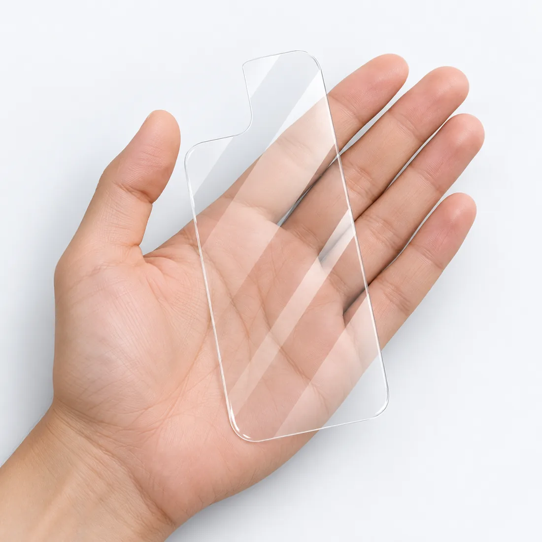Película traseira de cerâmica 9D para iPhone — escala