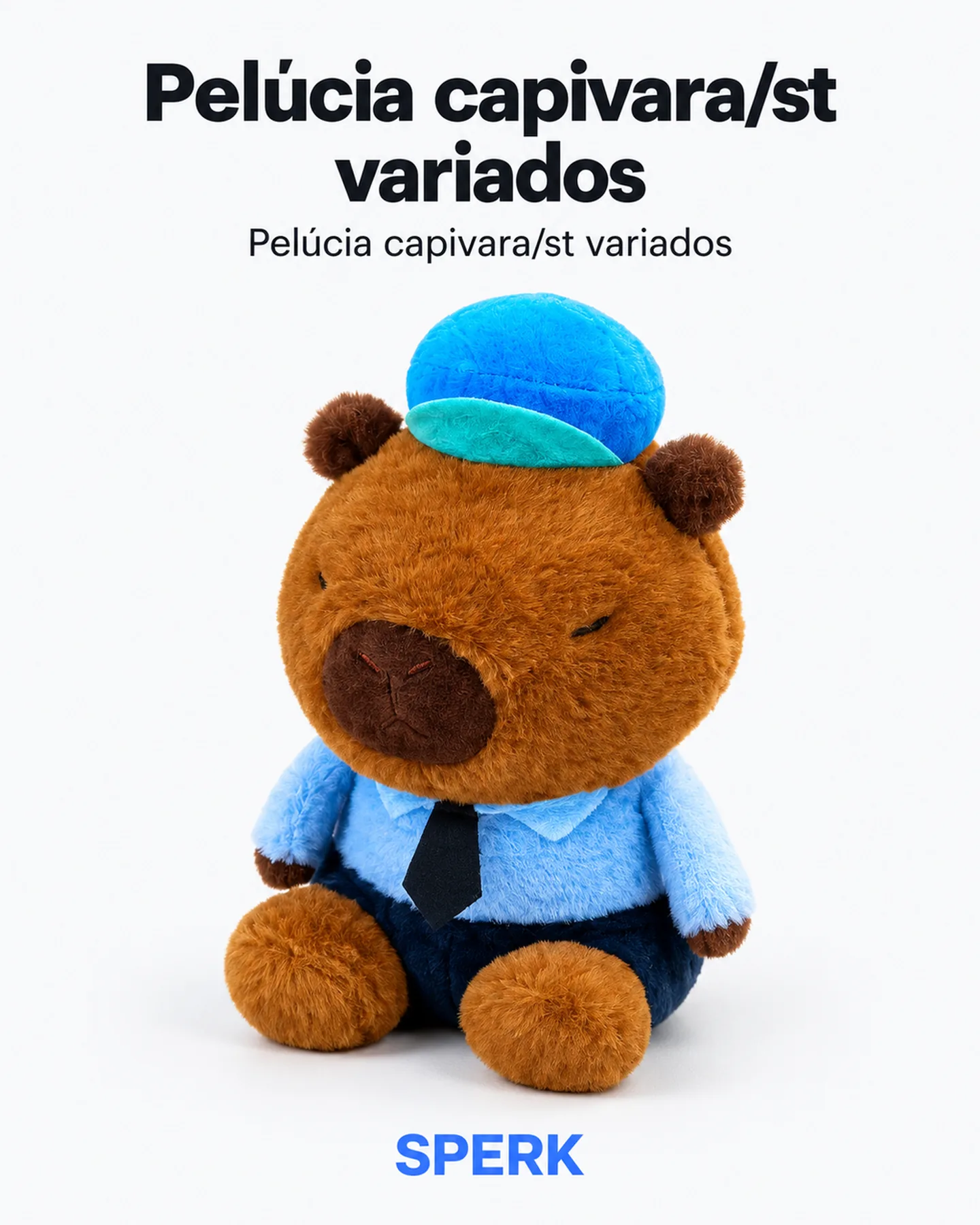 Pelúcia capivara/st variados — painel 1