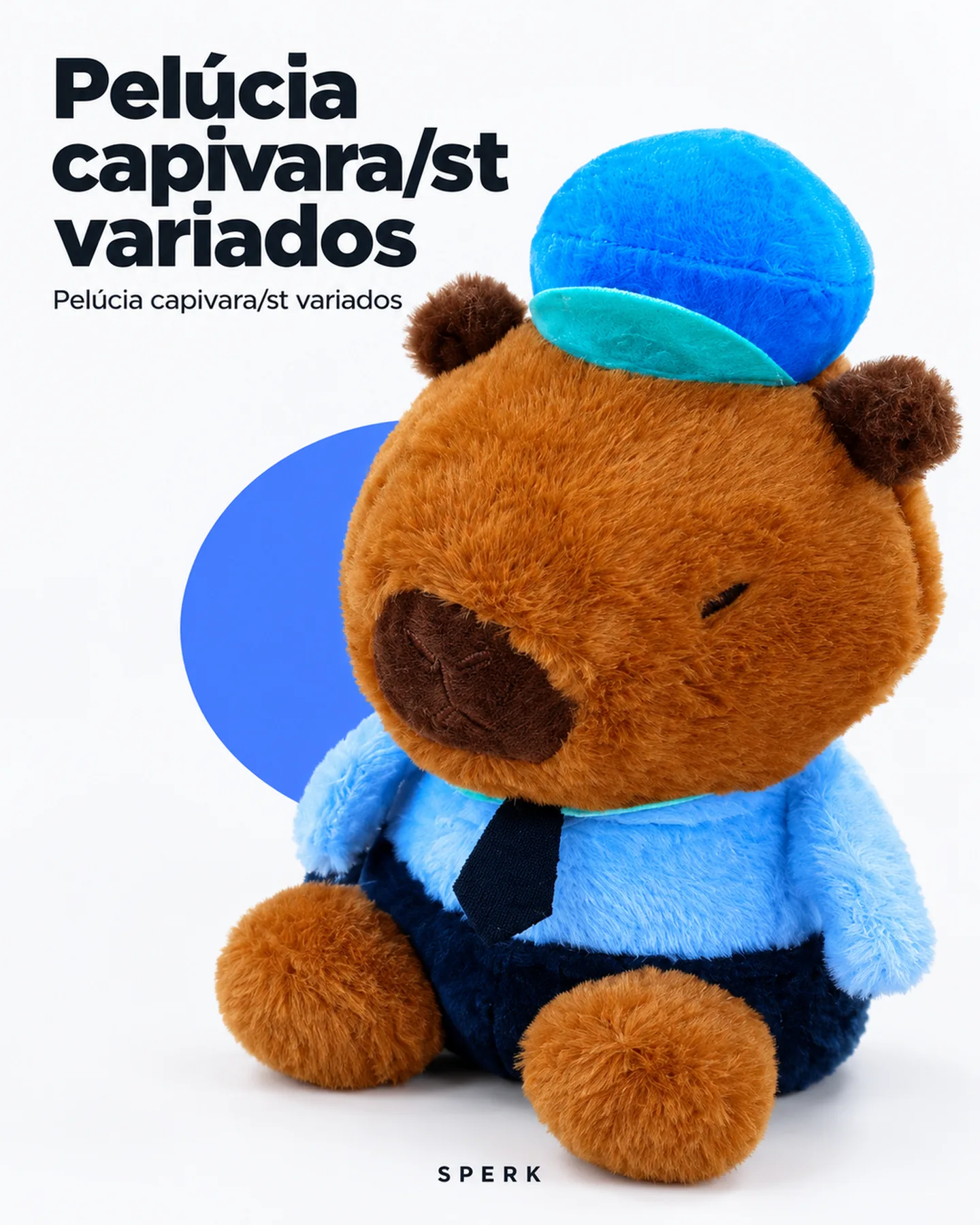 Pelúcia capivara/st variados — painel 2