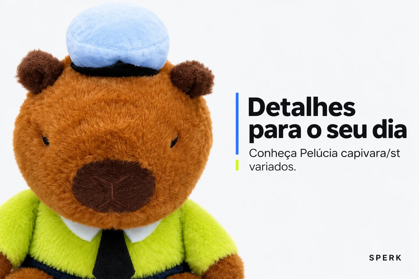 Pelúcia capivara/st variados — diferencial uso