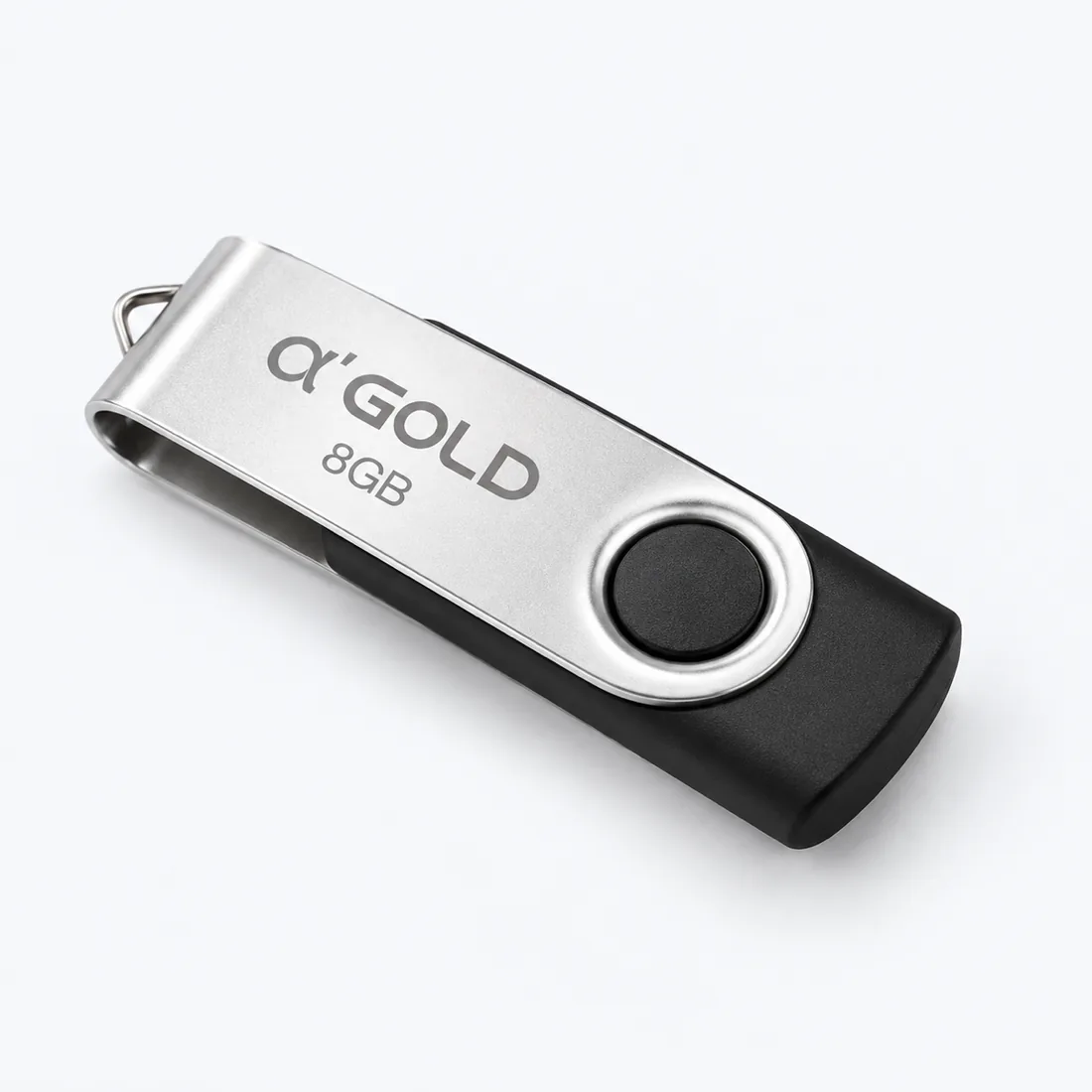 Pendrive USB 2.0 8GB a'Gold PNM-56 — verso lateral