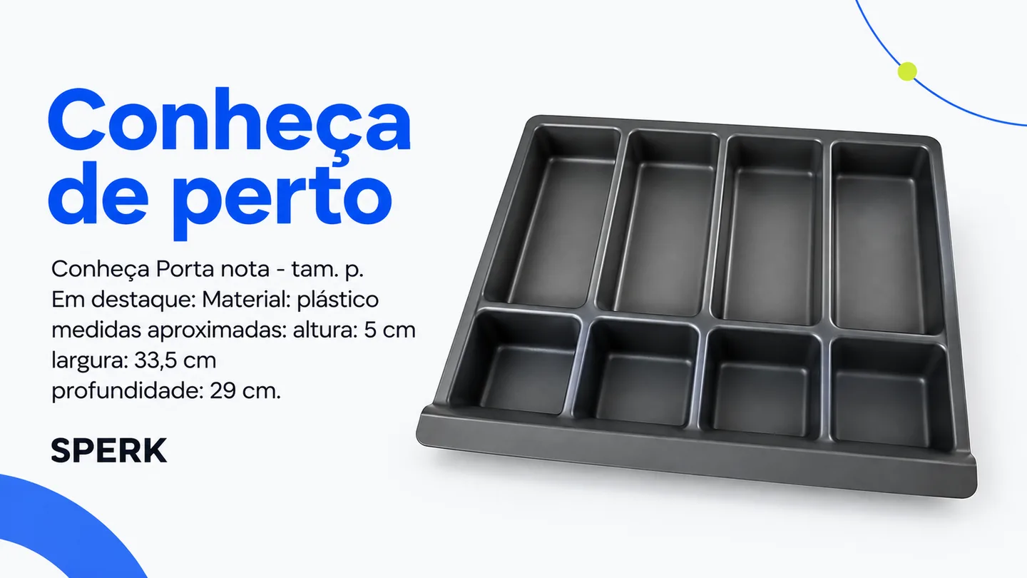 Porta nota - tam. p — heroi descricao