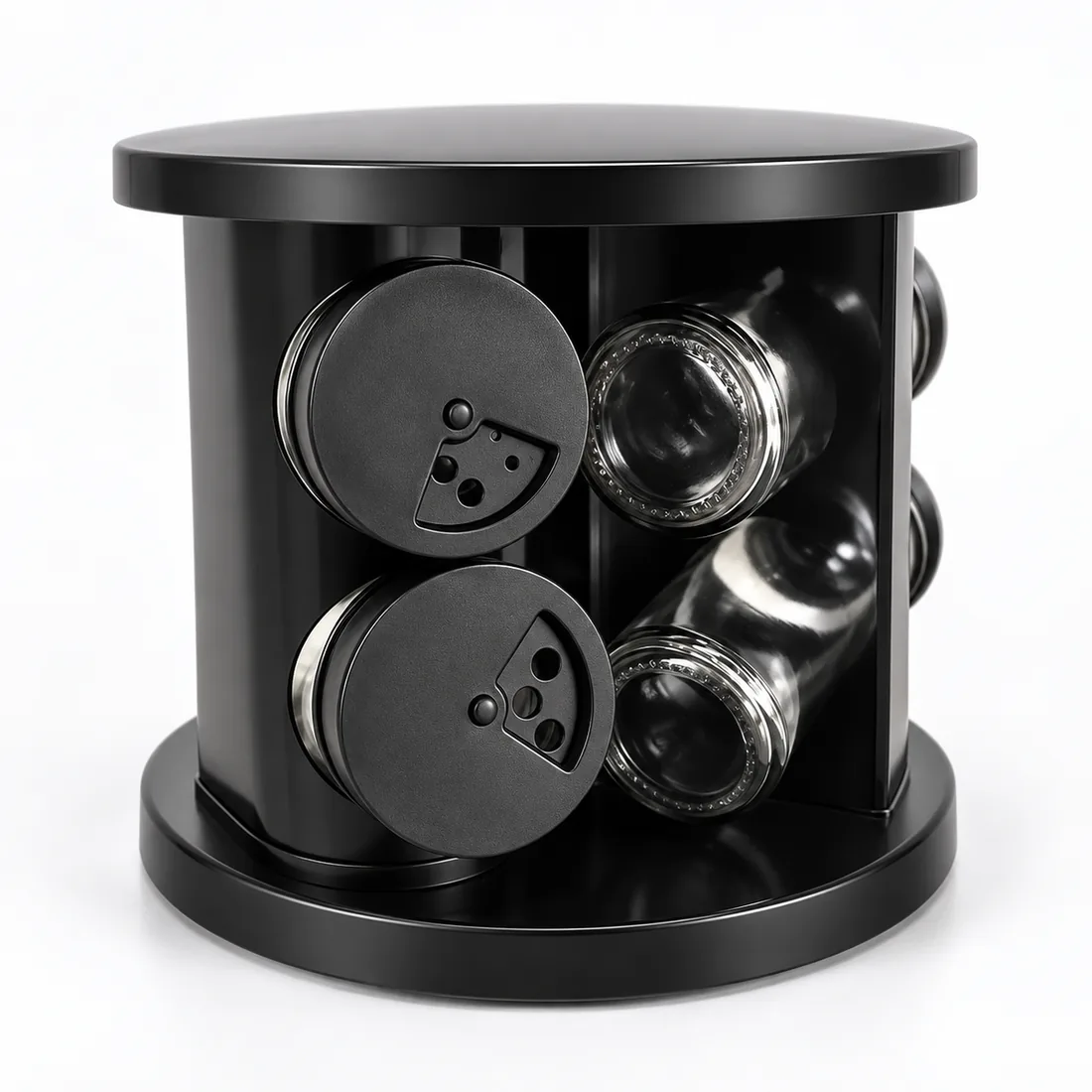 Porta temperos giratório 6 pçs GL8080 — angulo detalhe