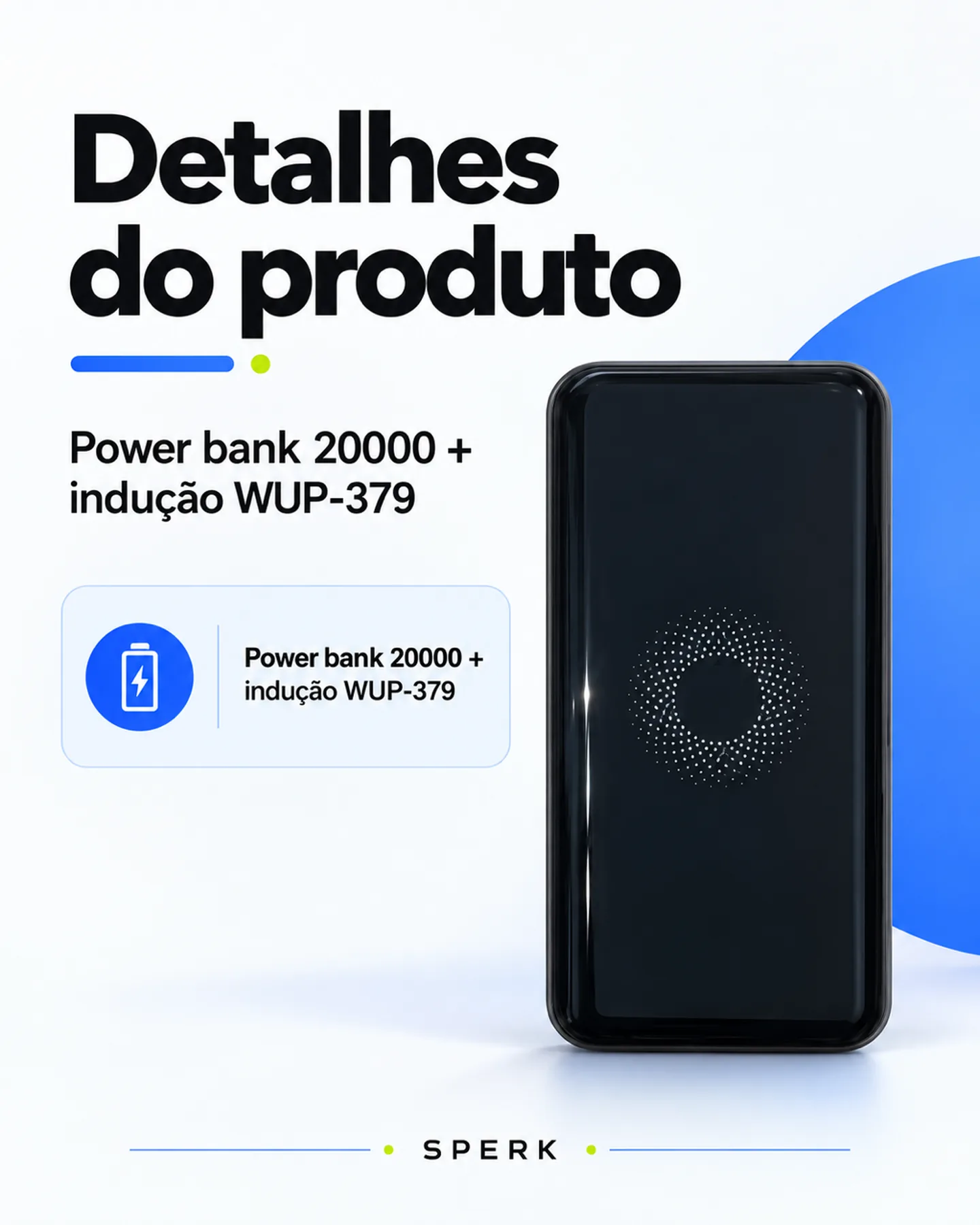 Power bank 20000 + indução WUP-379 — painel 4