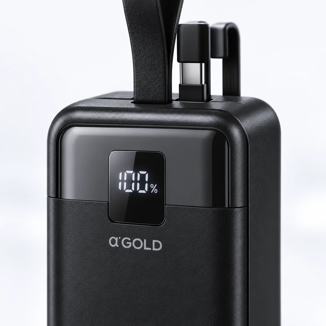 Powerbank carregador portátil 30.000mAh turbo 22.5W a'Gold BTE-43 — detalhe