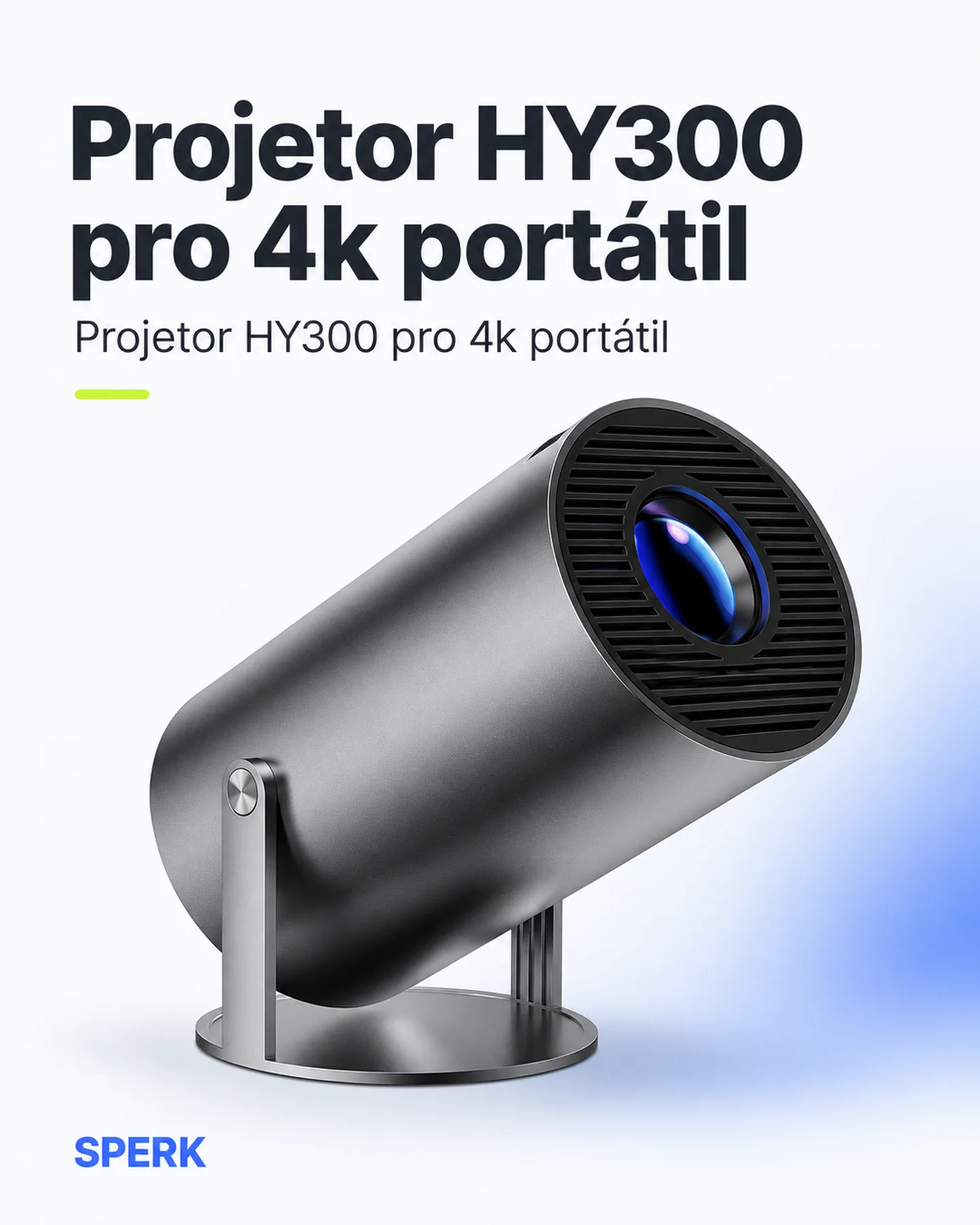Projetor HY300 pro 4k portátil — painel 1