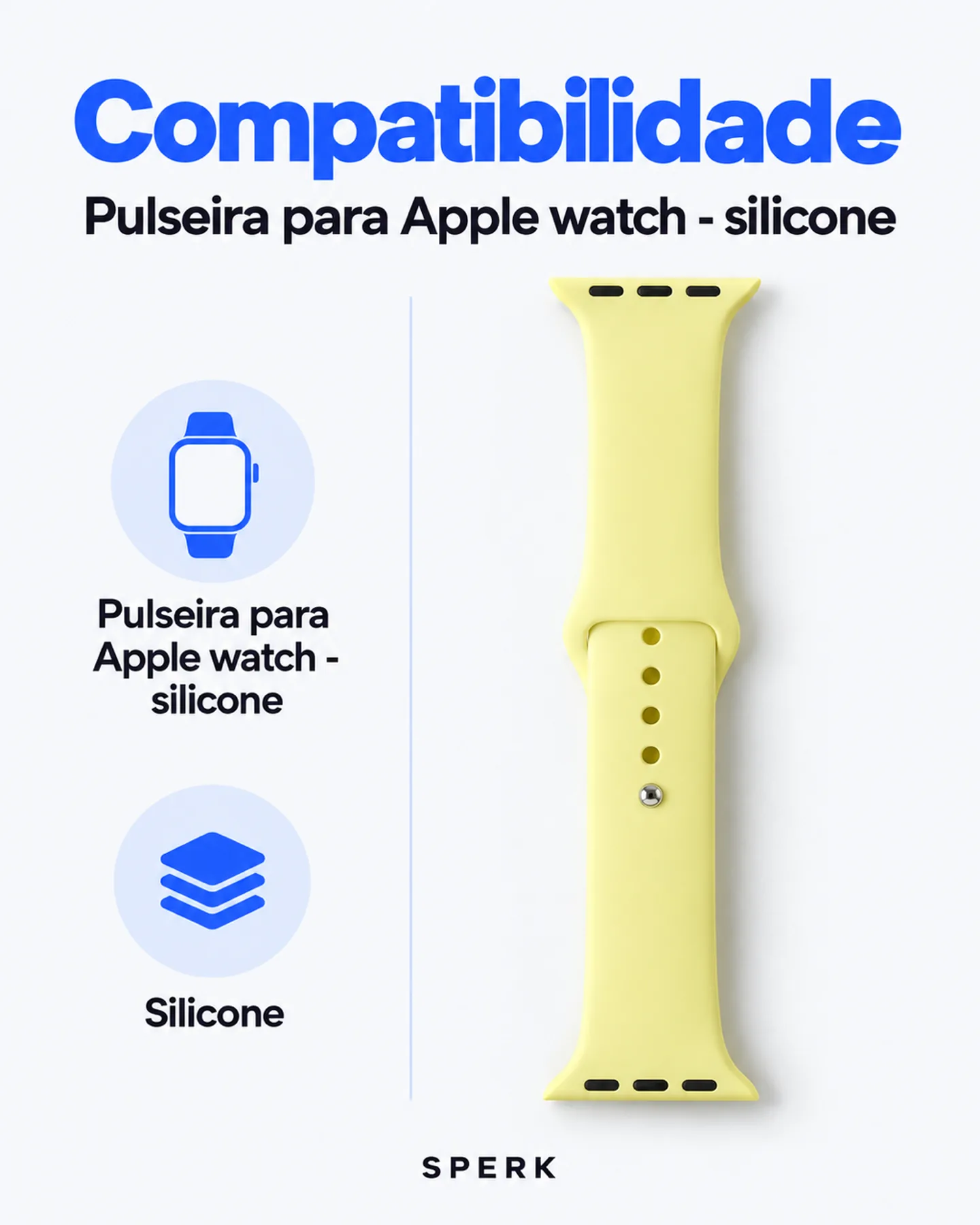 Pulseira para Apple watch - silicone — painel 4