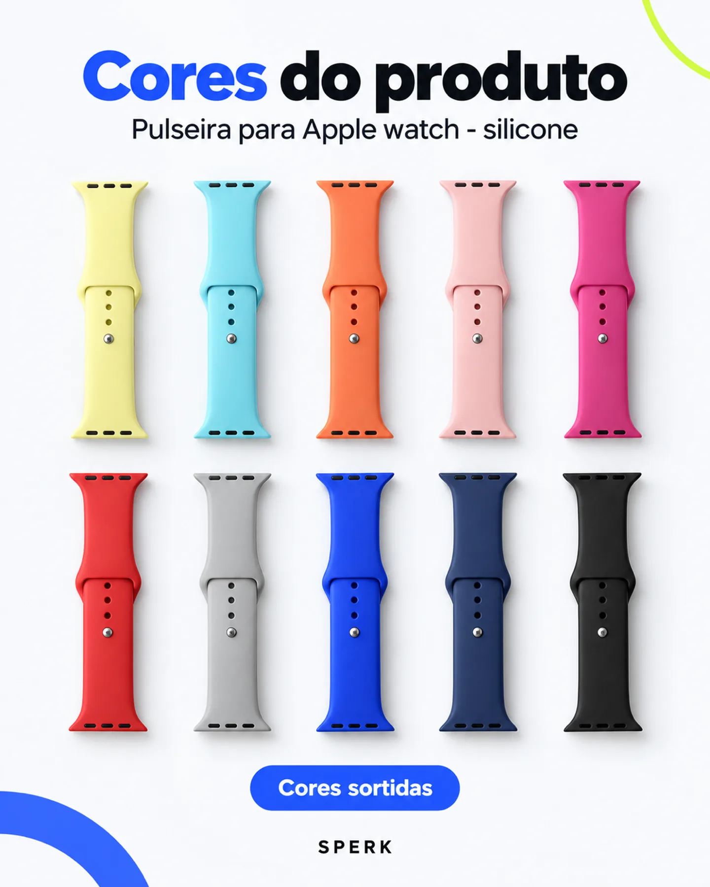 Pulseira para Apple watch - silicone — painel 5