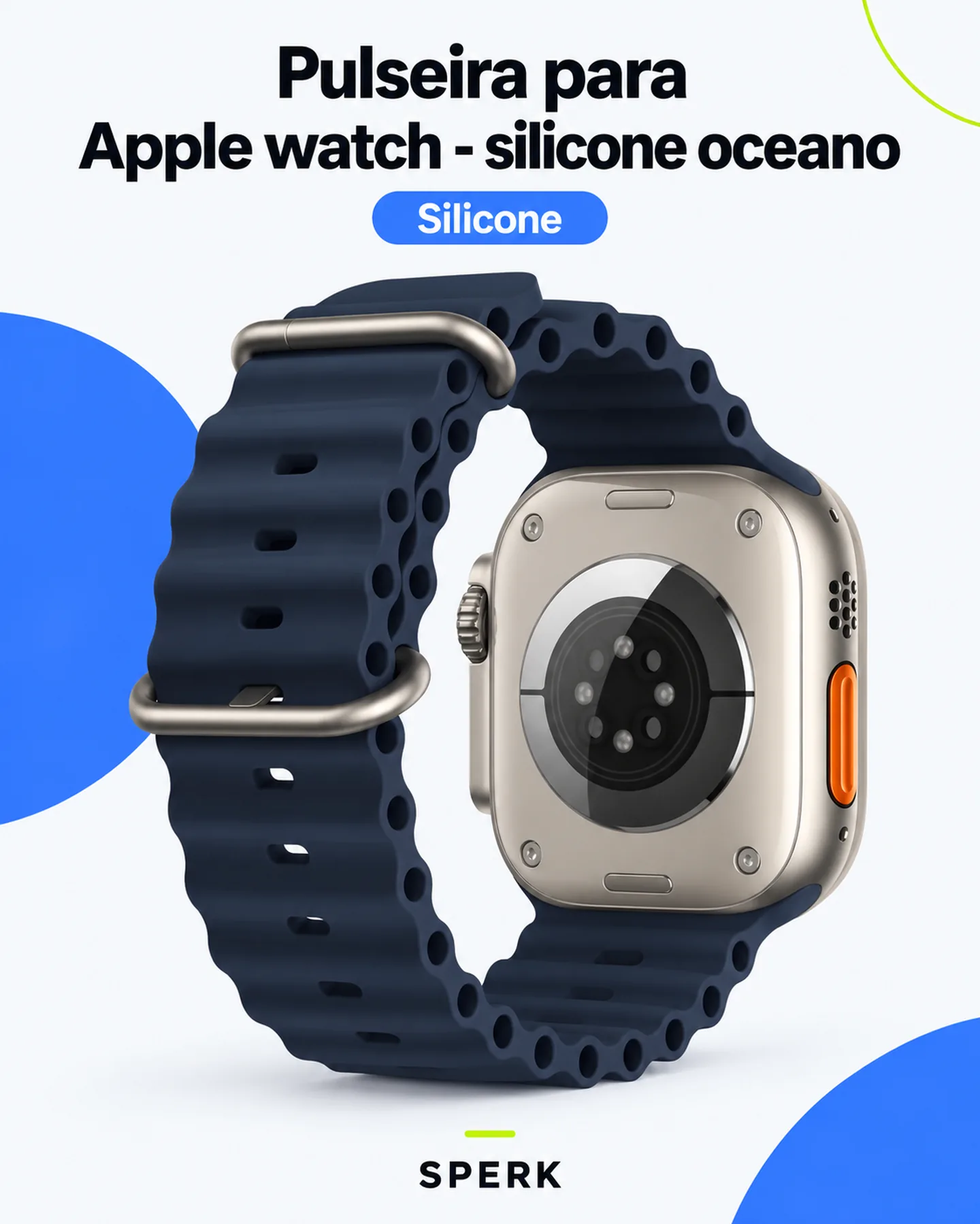 Pulseira para Apple watch - silicone oceano — painel 1