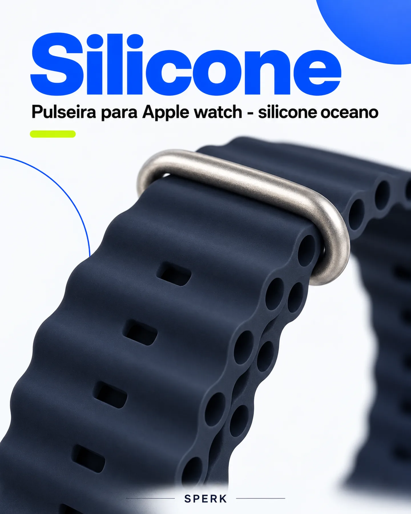 Pulseira para Apple watch - silicone oceano — painel 2