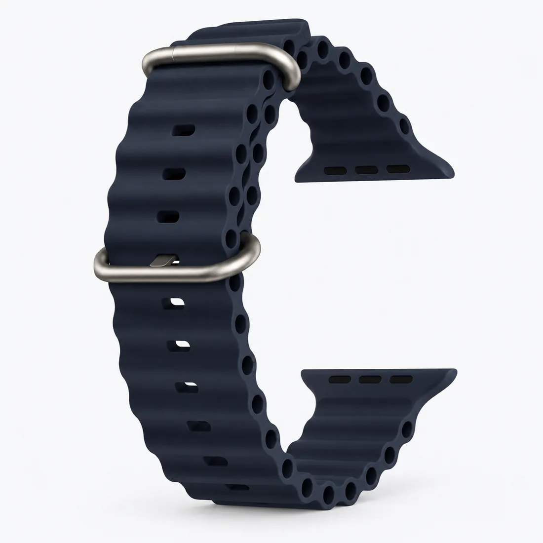 Pulseira para Apple watch - silicone oceano — verso lateral
