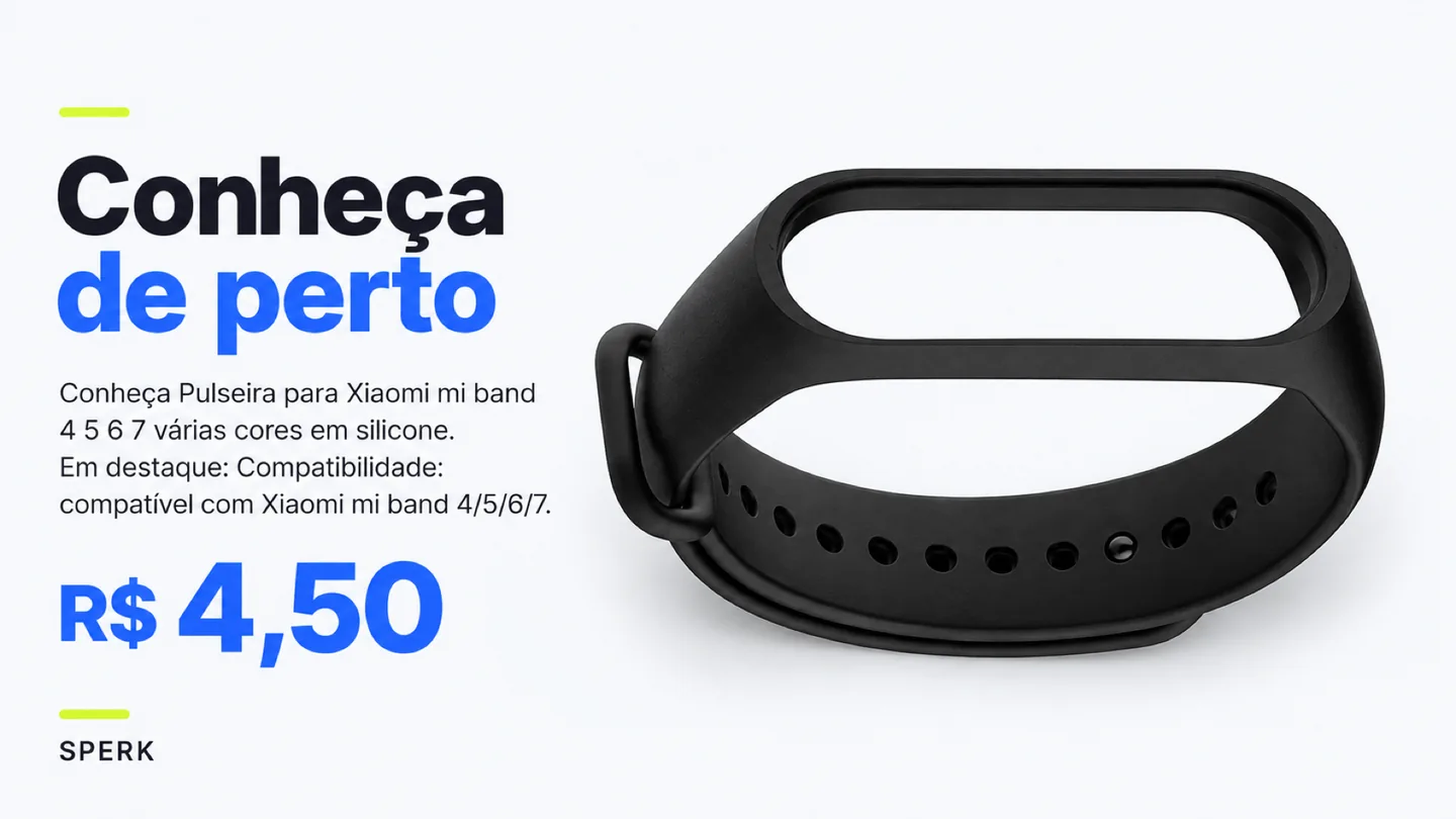 Pulseira para Xiaomi mi band 4 5 6 7 várias cores em silicone — heroi descricao