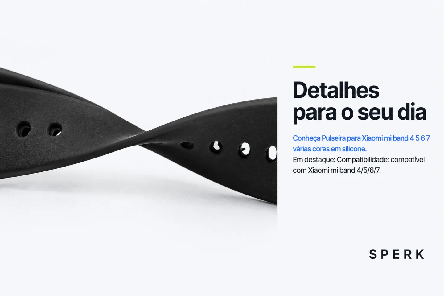 Pulseira para Xiaomi mi band 4 5 6 7 várias cores em silicone — diferencial uso