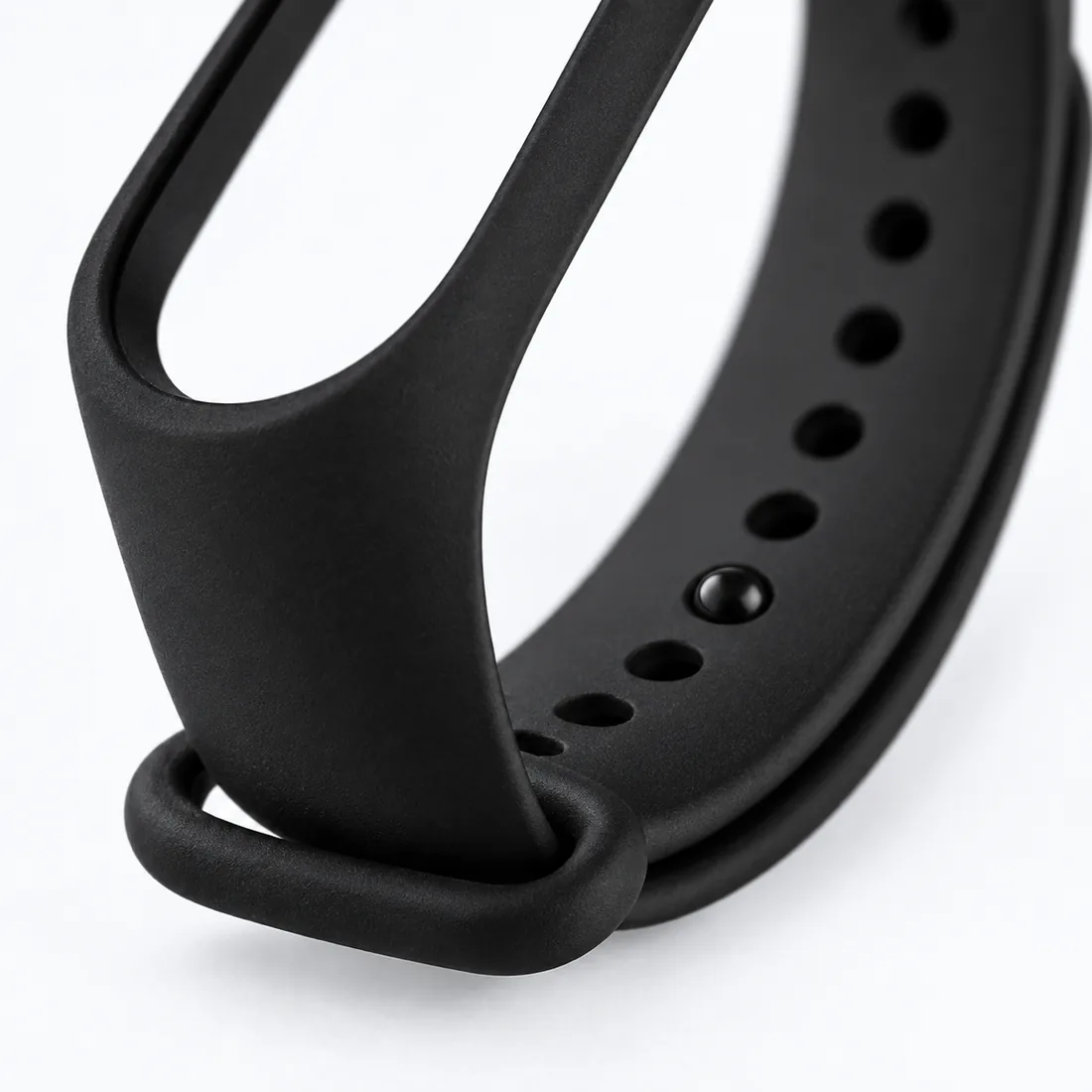 Pulseira para Xiaomi mi band 4 5 6 7 várias cores em silicone — detalhe