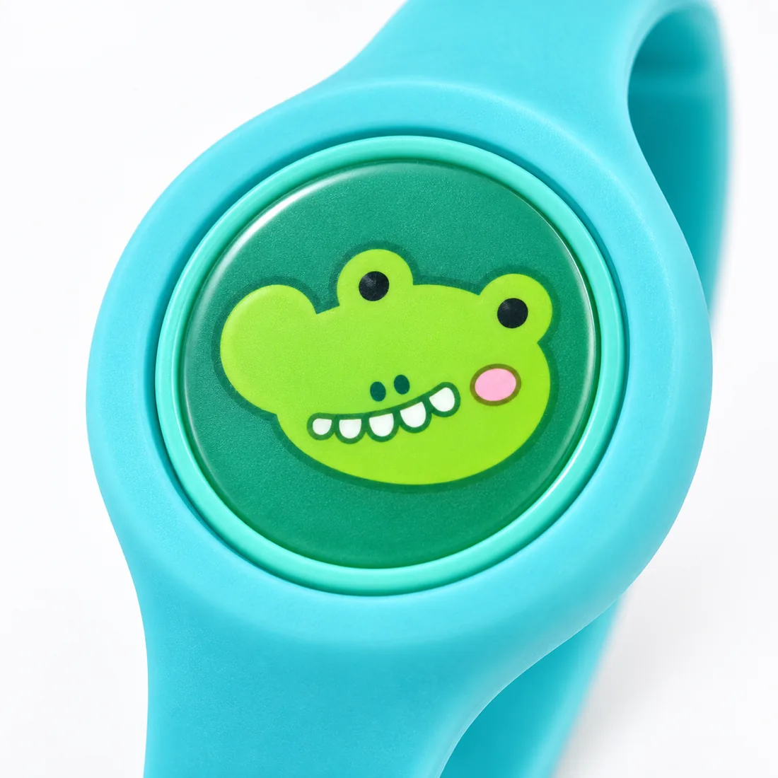 Pulseira repelente infantil proteção anti mosquito LED — detalhe