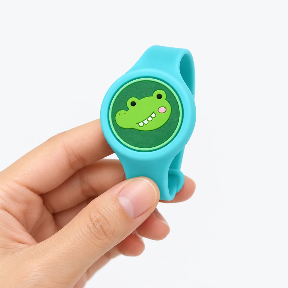 Pulseira repelente infantil proteção anti mosquito LED — escala