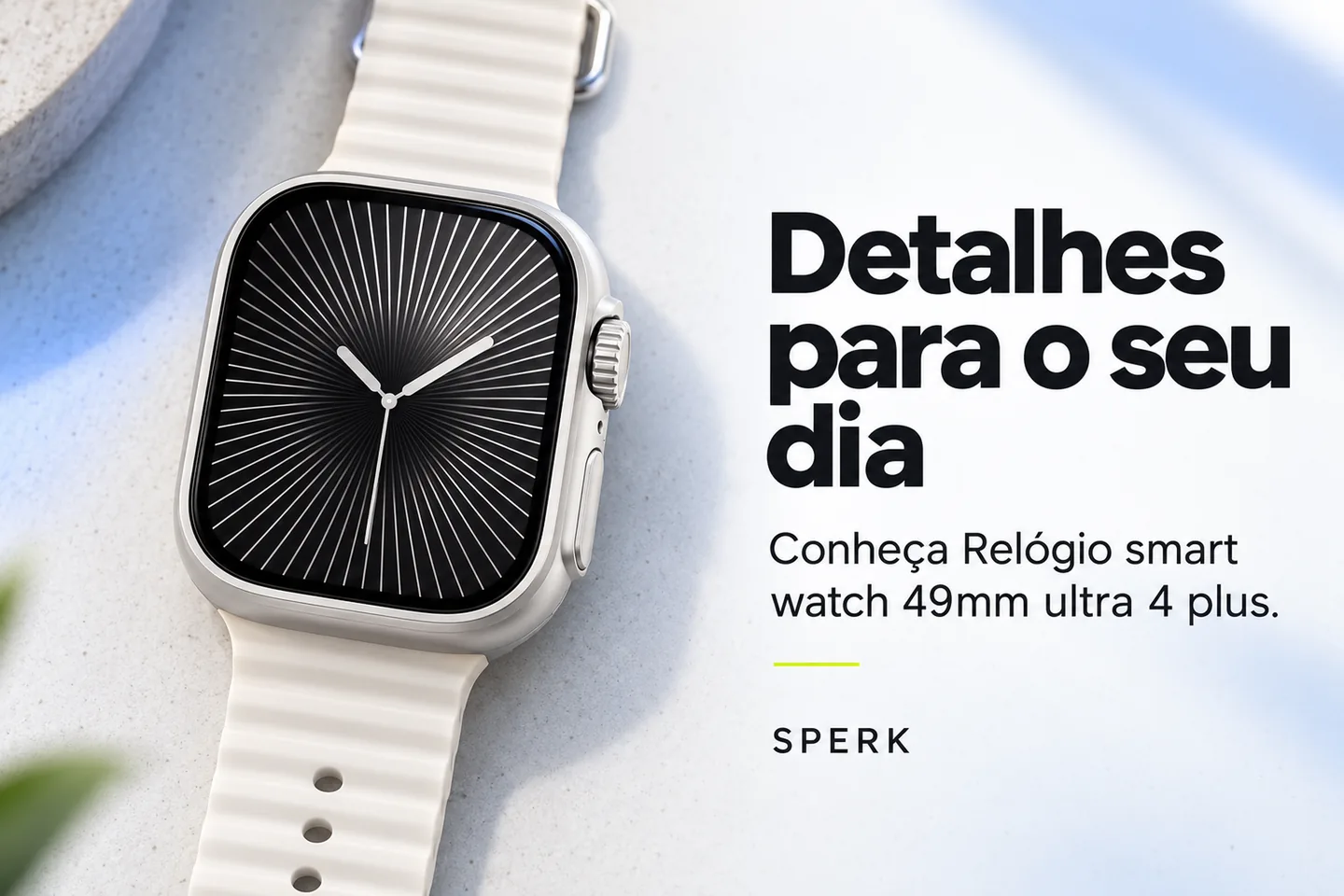 Relógio smart watch 49mm ultra 4 plus — diferencial uso