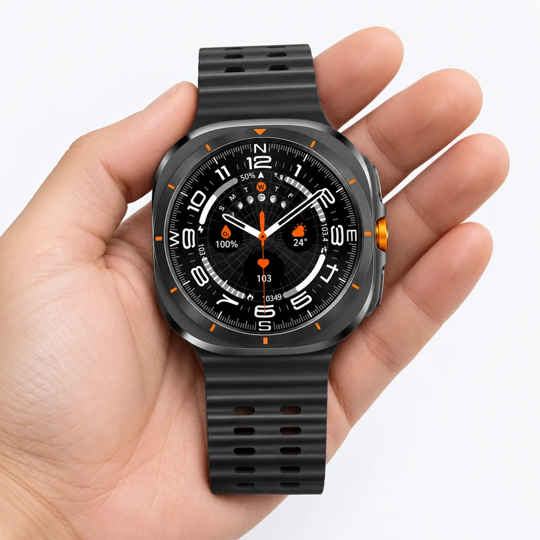 Relógio smartwatch ultra 47mm Microwear whatsapp — escala