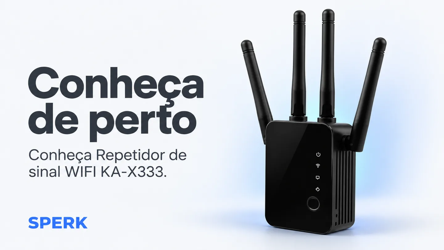 Repetidor de sinal WIFI KA-X333 — heroi descricao