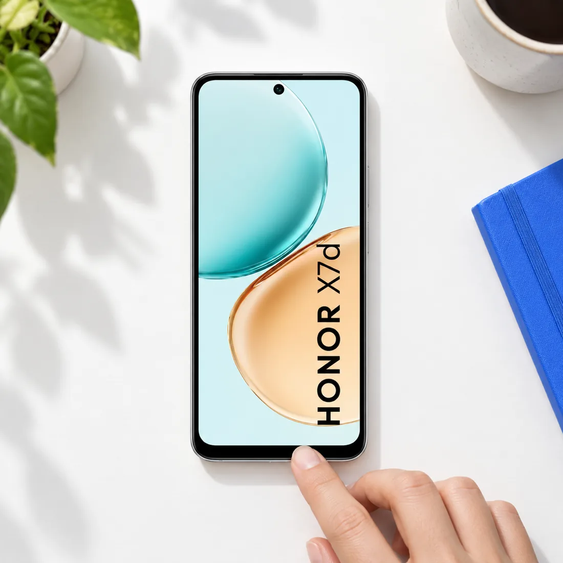 Smartphone Honor X7D 256GB 6GB RAM dual SIM lte tela 6.77" - prata — uso