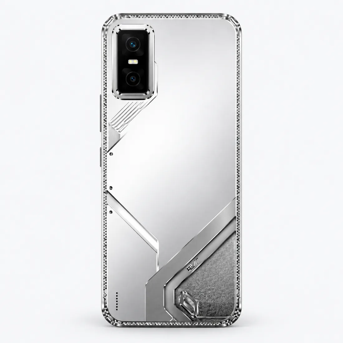 Celular Infinix gt 30 pro 5G X6873 256GB 12GB RAM + magcooler - branco — verso lateral