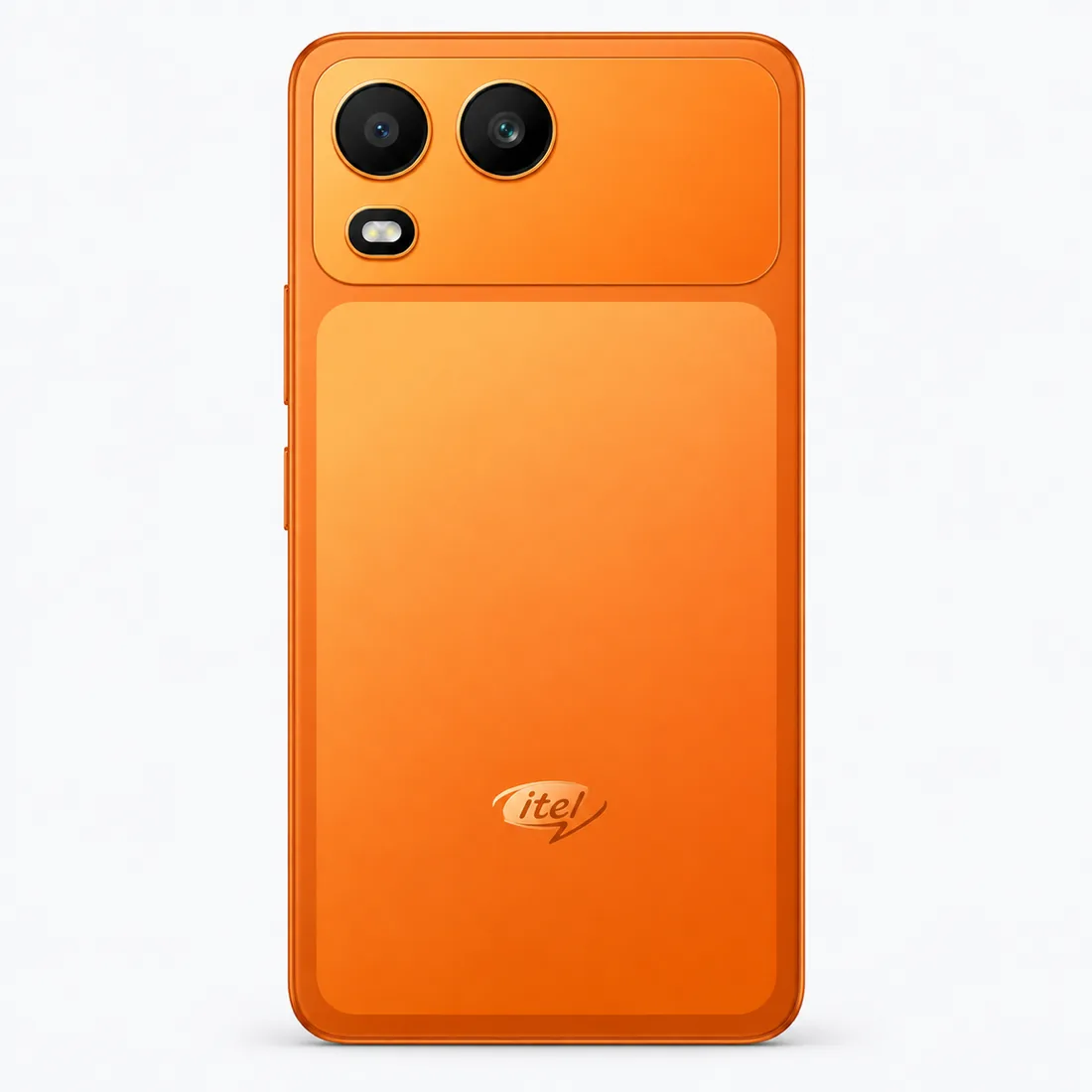 Celular itel A200 A675L 128GB 3GB RAM - laranja — verso lateral
