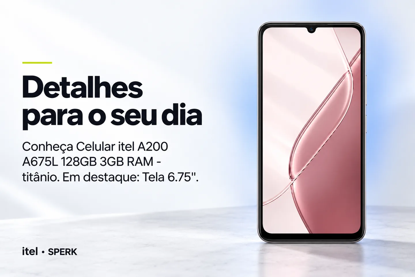 Celular itel A200 A675L 128GB 3GB RAM - titânio — diferencial uso
