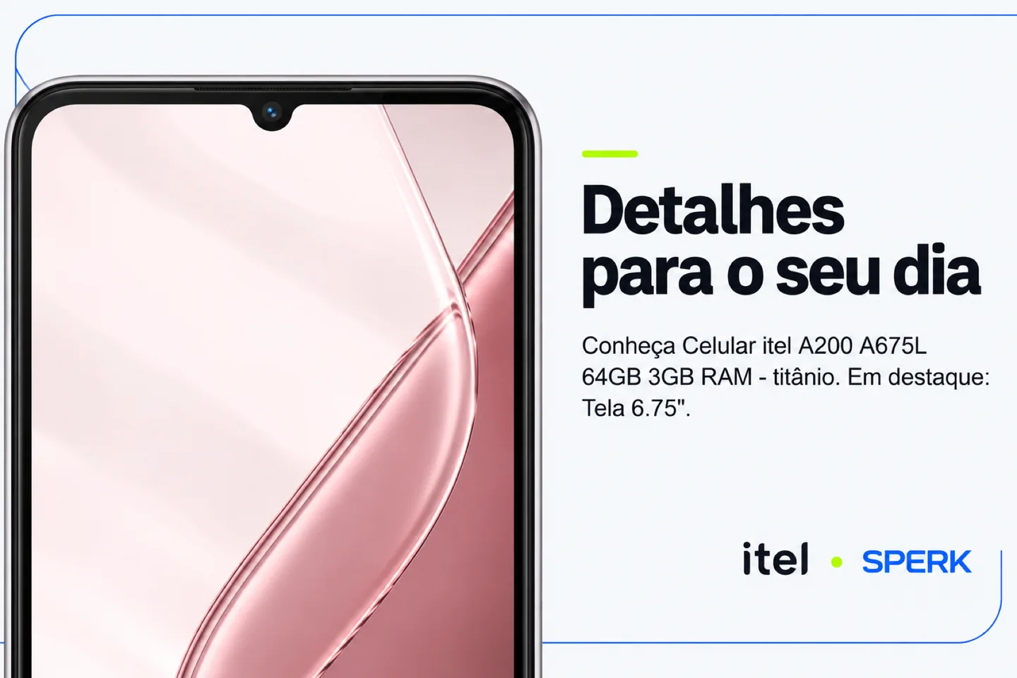 Celular itel A200 A675L 64GB 3GB RAM - titânio — diferencial uso