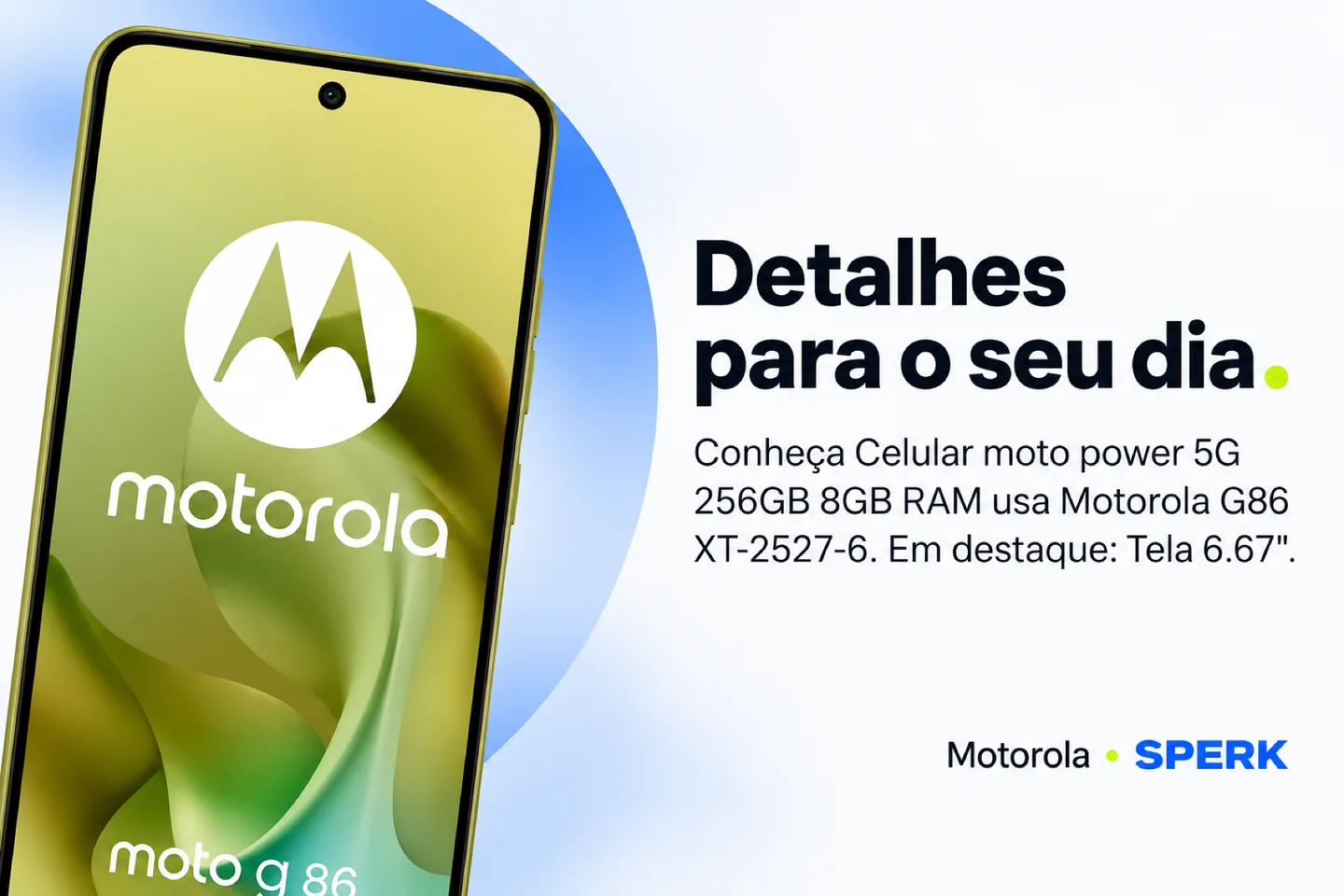Celular moto power 5G 256GB 8GB RAM usa Motorola G86 XT-2527-6 — diferencial uso