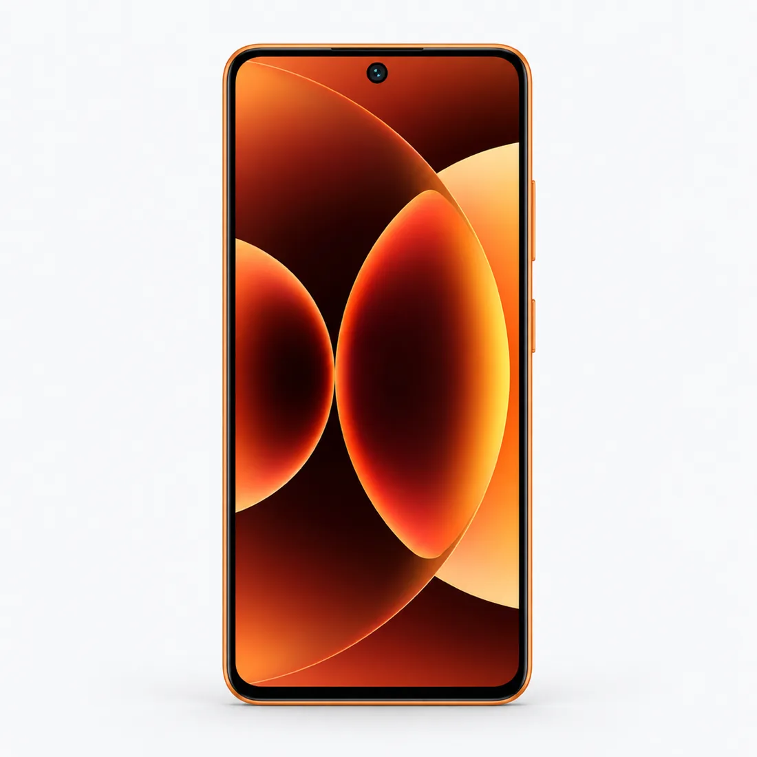 Smartphone Oukitel C26 128GB 6GB RAM dual SIM tela 6.63" - laranja — frente estudio
