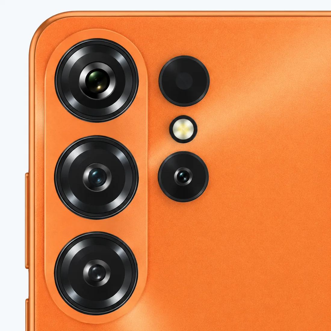 Smartphone Oukitel C26 128GB 6GB RAM dual SIM tela 6.63" - laranja — detalhe