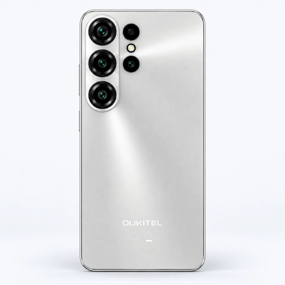 Smartphone Oukitel C26 128GB 6GB RAM dual SIM tela 6.63" - titânio — verso lateral