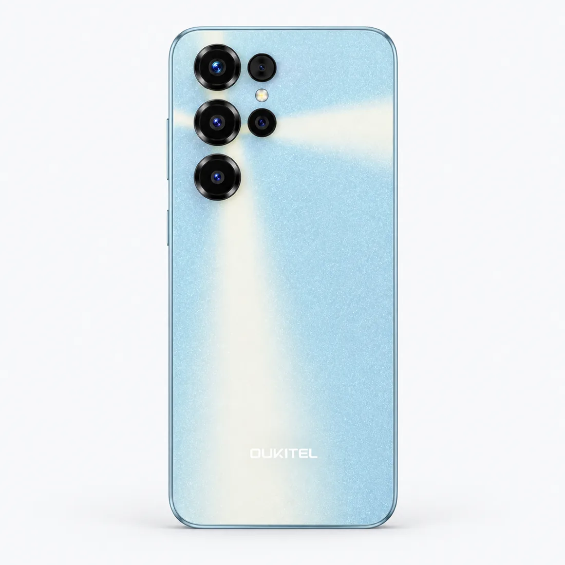 Smartphone Oukitel C68 256GB 8GB RAM dual SIM tela 6.72" - azul — verso lateral