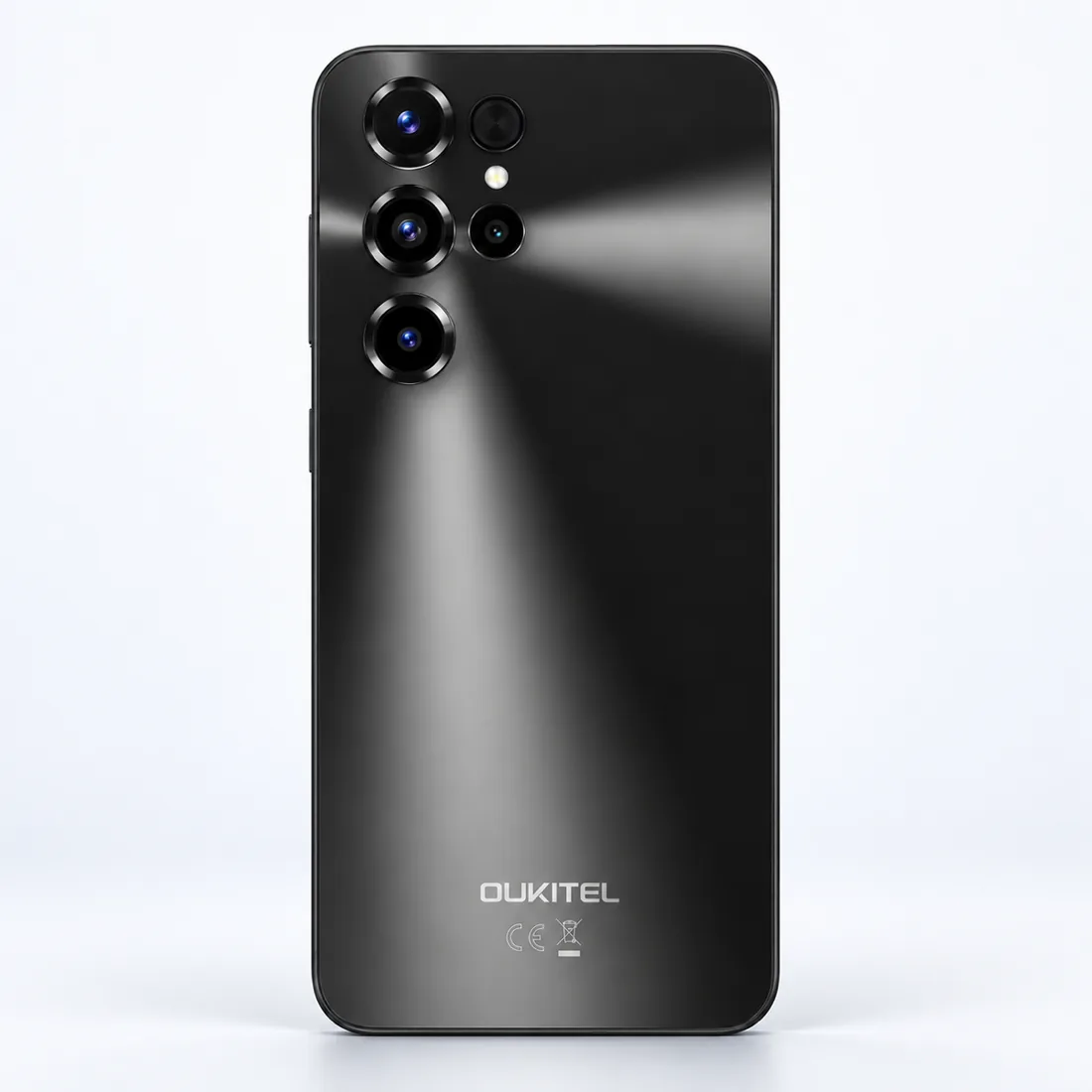 Smartphone Oukitel C68 256GB 8GB RAM dual SIM tela 6.72" - cinza — verso lateral