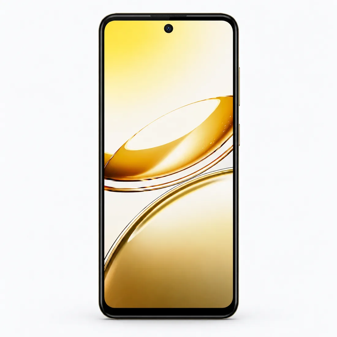 Smartphone Oukitel C68 256GB 8GB RAM dual SIM tela 6.72" - dourado — frente estudio