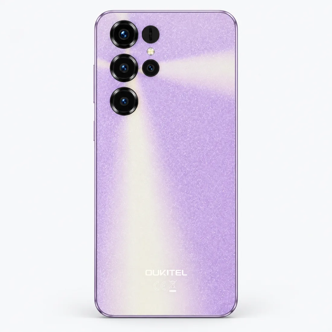 Smartphone Oukitel C68 256GB 8GB RAM dual SIM tela 6.72" - roxo — verso lateral