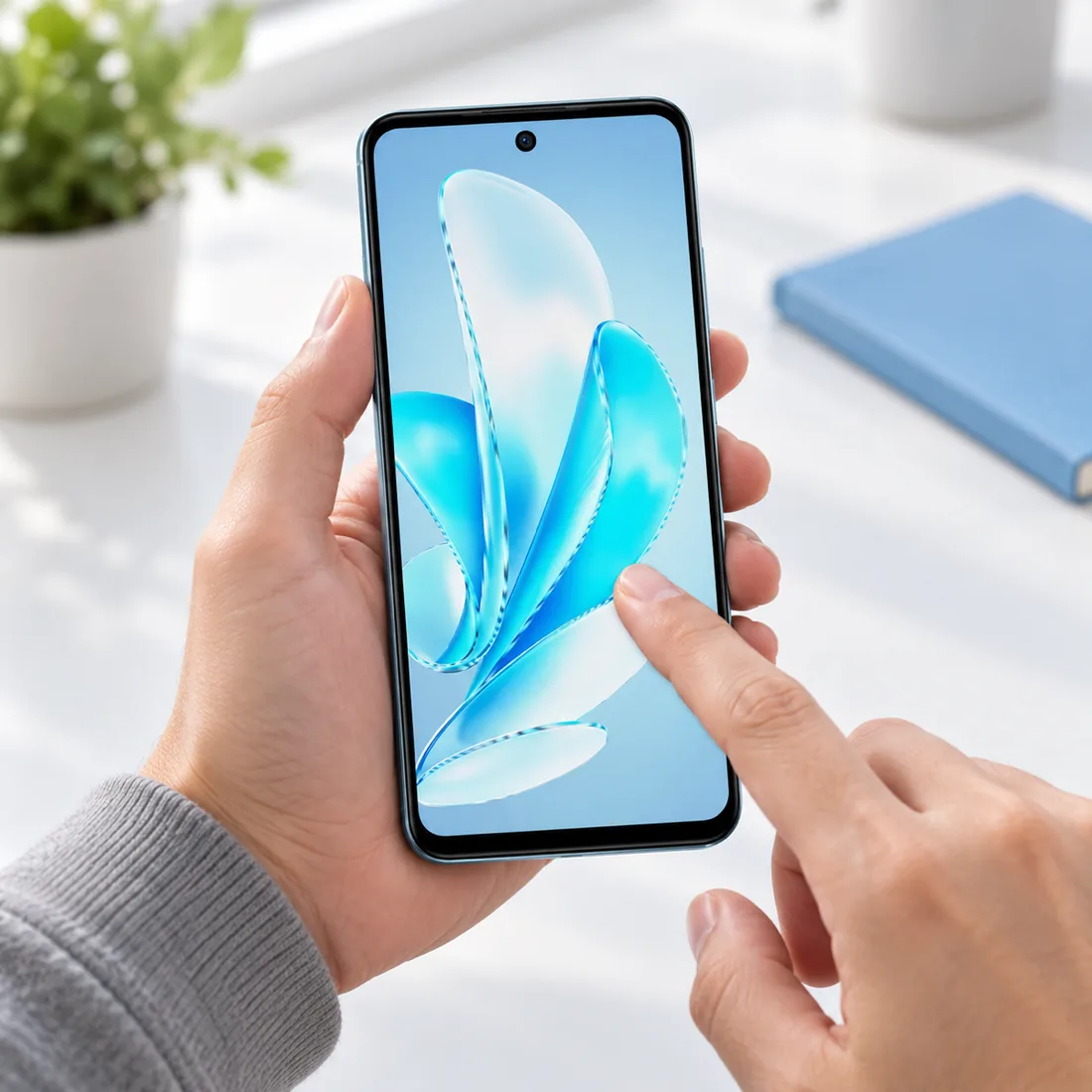 Smartphone Oukitel C68 512GB 8GB RAM dual SIM tela 6.72" - azul — uso