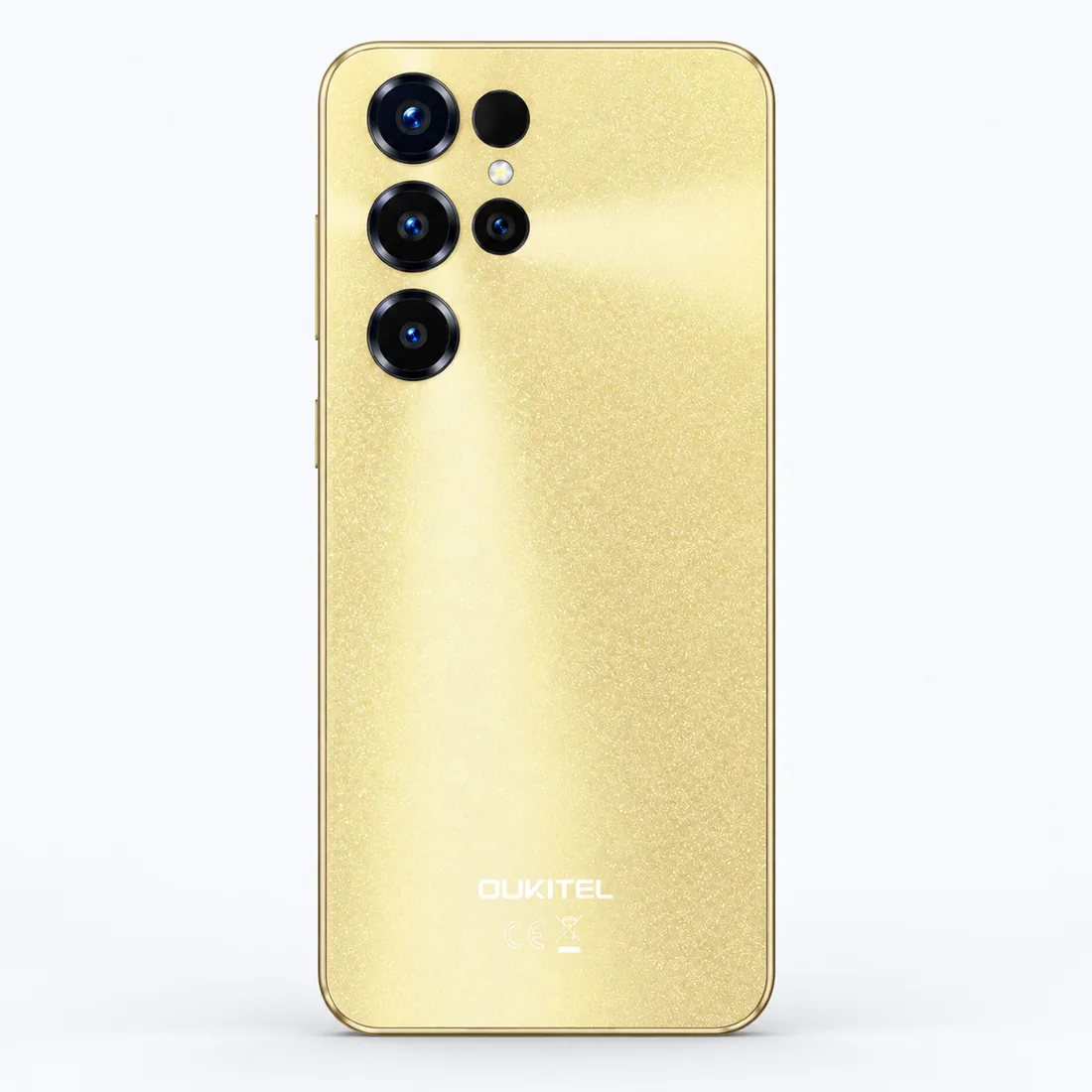 Smartphone Oukitel C68 512GB 8GB RAM dual SIM tela 6.72" - dourado — verso lateral