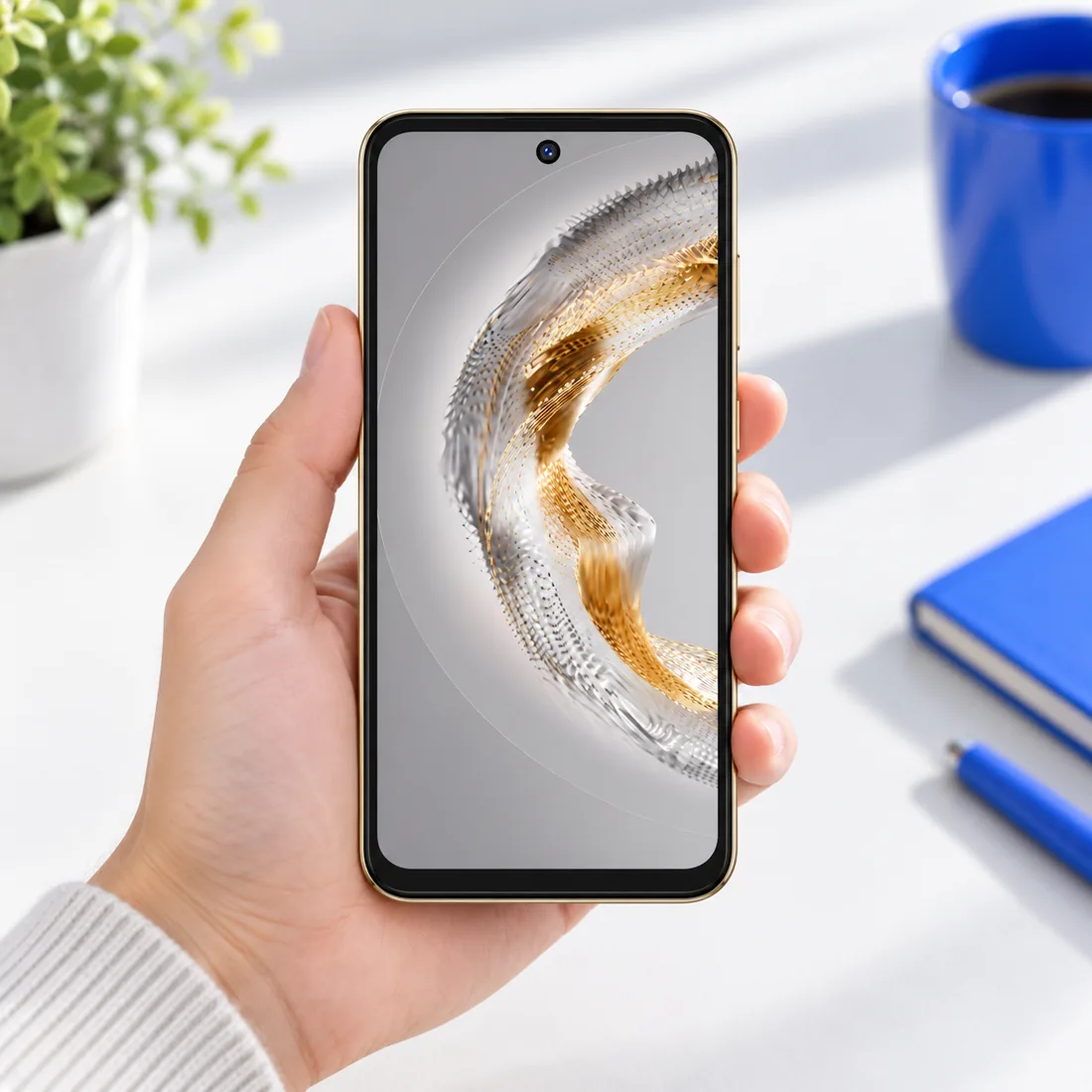 Smartphone Oukitel C69 512GB 8GB RAM dual SIM tela 6.72" - dourado — uso