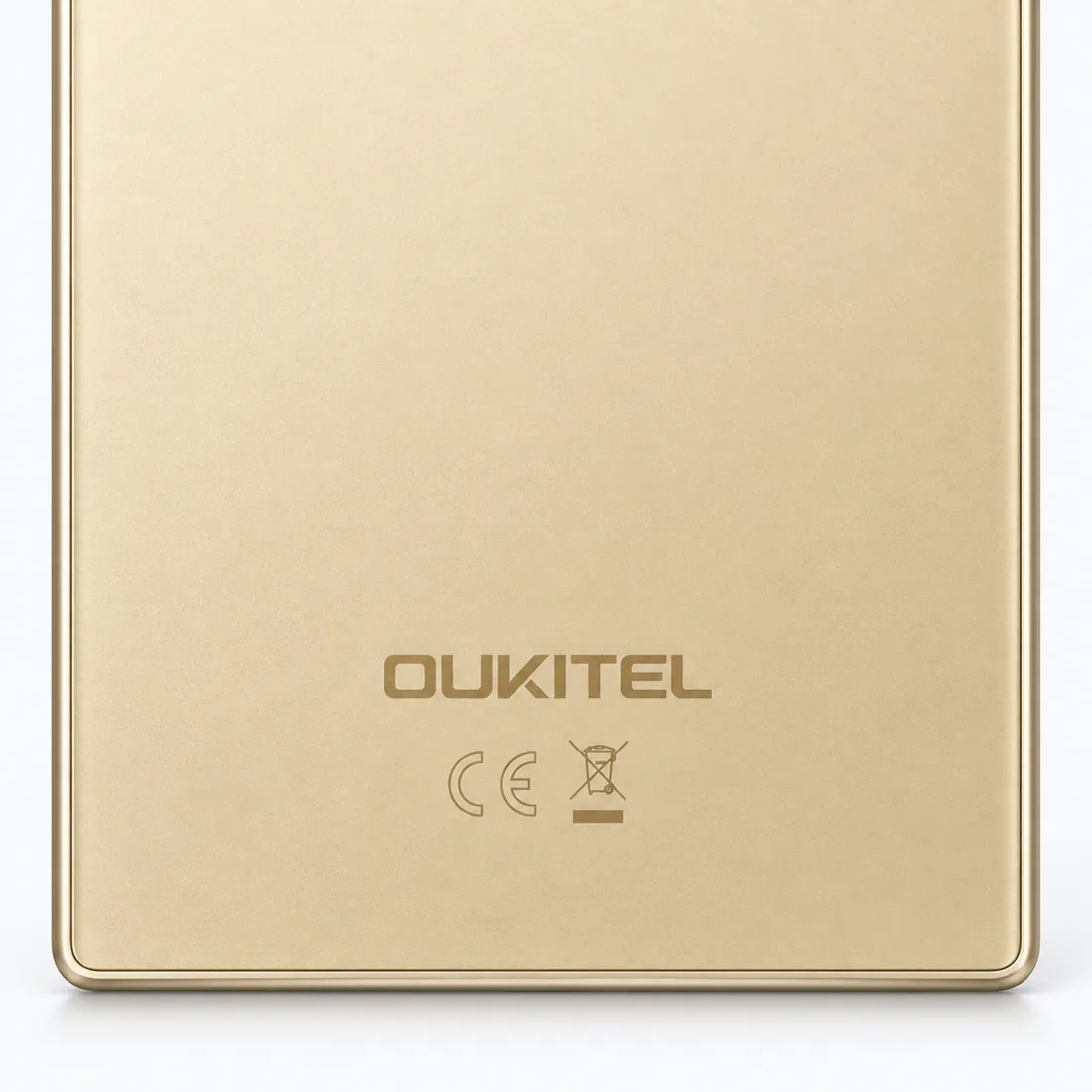 Smartphone Oukitel C72 128GB 4GB RAM dual SIM tela 6.88" - dourado — detalhe