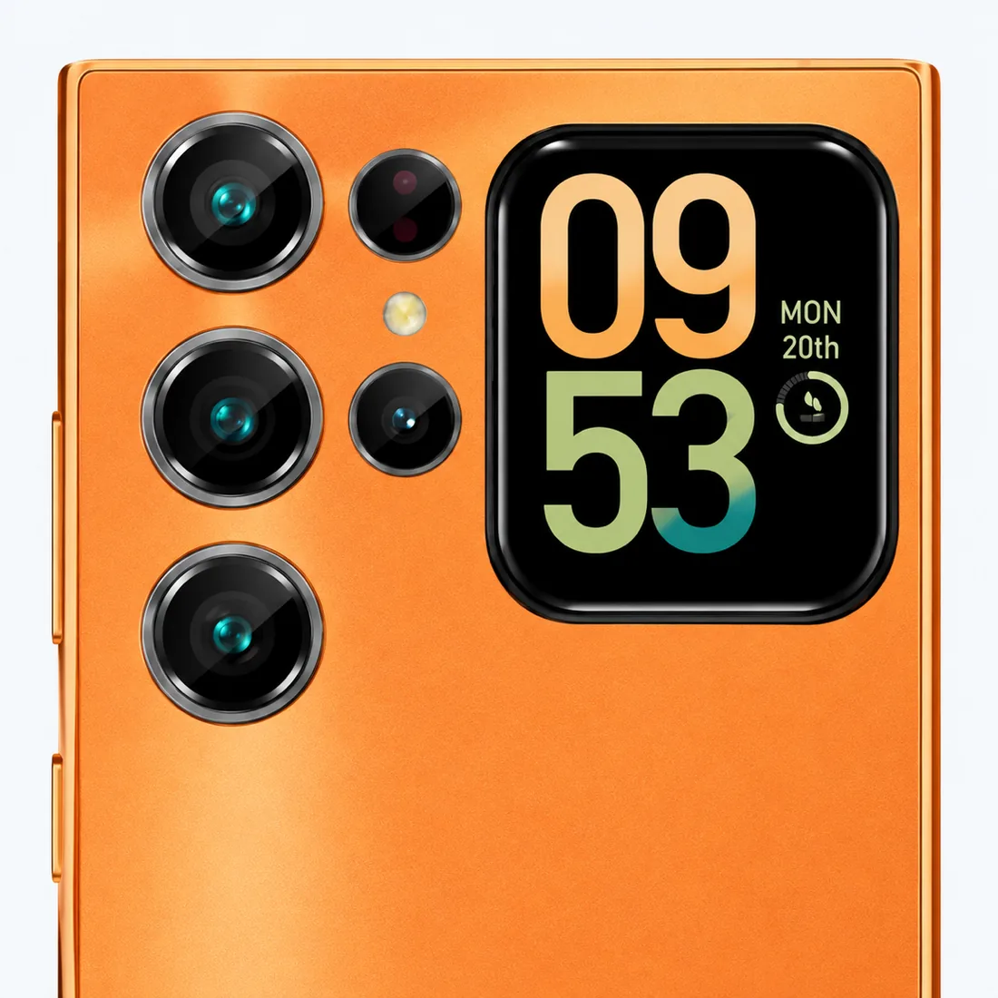 Smartphone Oukitel C72 128GB 4GB RAM dual SIM tela 6.88" - laranja — detalhe