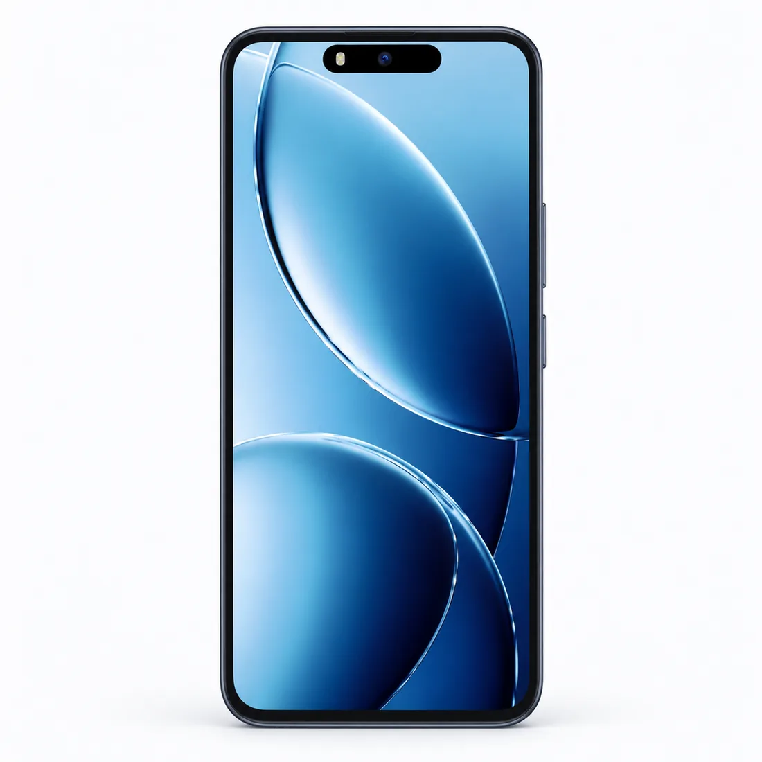Smartphone Oukitel P1 pro 256GB 4GB RAM dual SIM tela 6.7" - azul — frente estudio