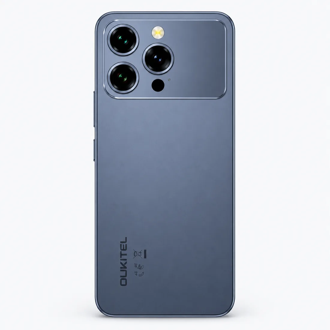Smartphone Oukitel P1 pro 256GB 4GB RAM dual SIM tela 6.7" - azul — verso lateral