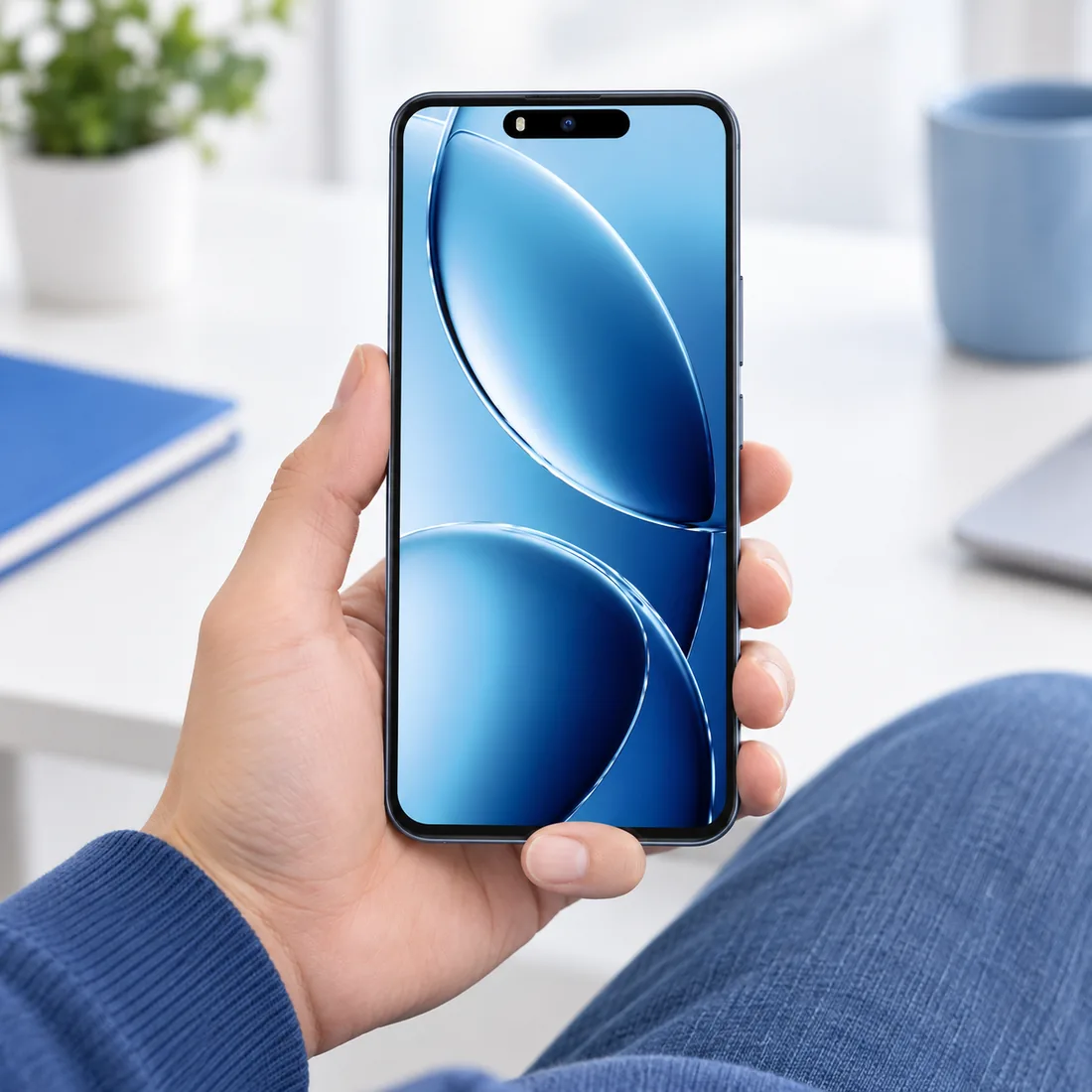 Smartphone Oukitel P1 pro 256GB 4GB RAM dual SIM tela 6.7" - azul — uso