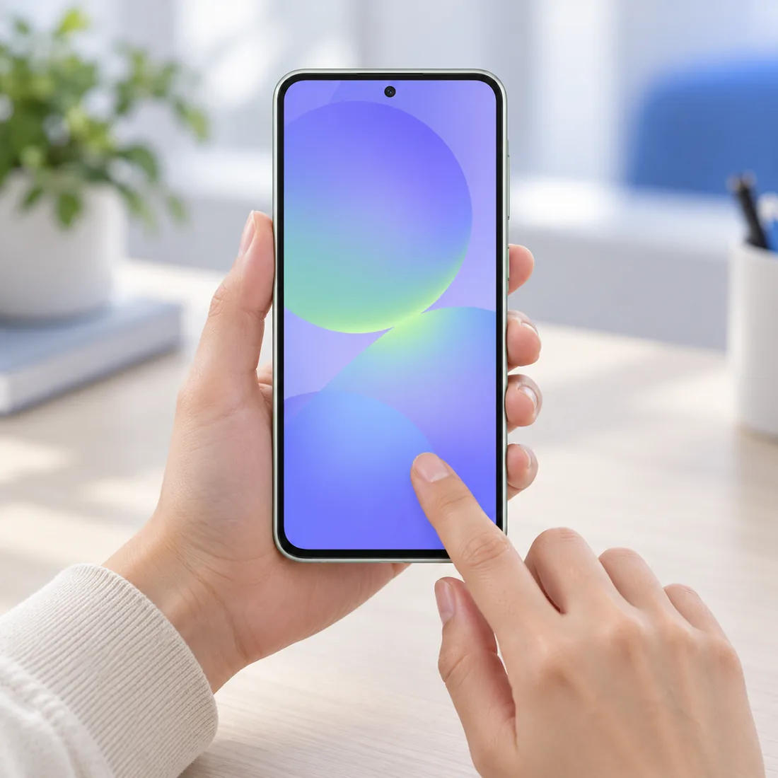 Celular Samsung Galaxy A36 5G A366E 128GB 6GB RAM - verde — uso