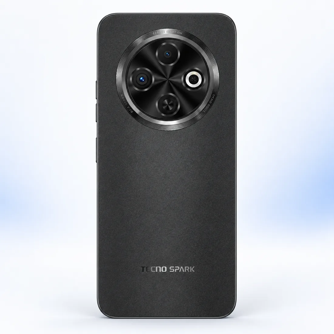 Celular Tecno spark 30c KL5 256GB 8GB RAM - preto — verso lateral