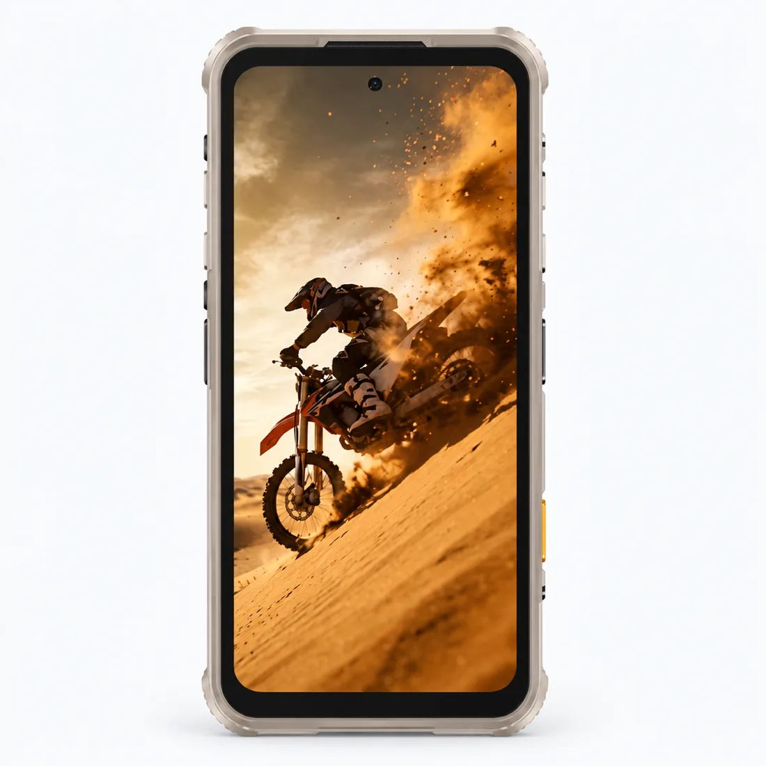 Celular Ulefone rugone xever 8 128GB 8GB RAM NFC - bege areia