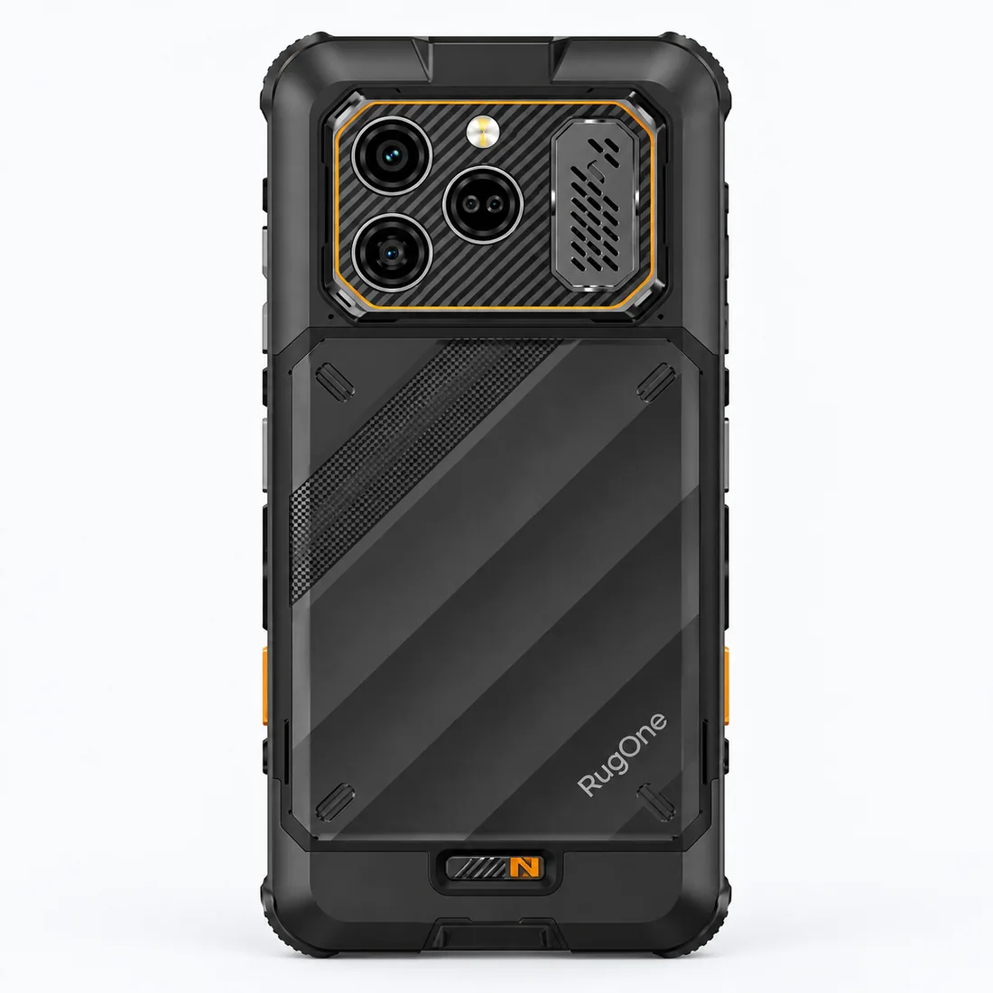 Celular Ulefone rugone xever 8 128GB 8GB RAM NFC - preto — verso lateral