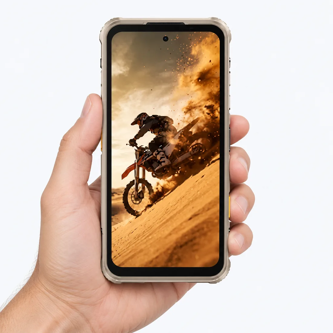 Celular Ulefone rugone xever 8 256GB 8GB RAM NFC - bege areia — escala