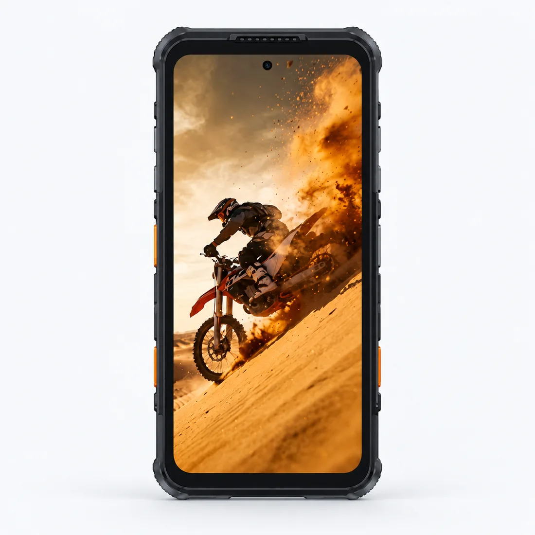 Celular Ulefone rugone xever 8 256GB 8GB RAM NFC - preto — frente estudio